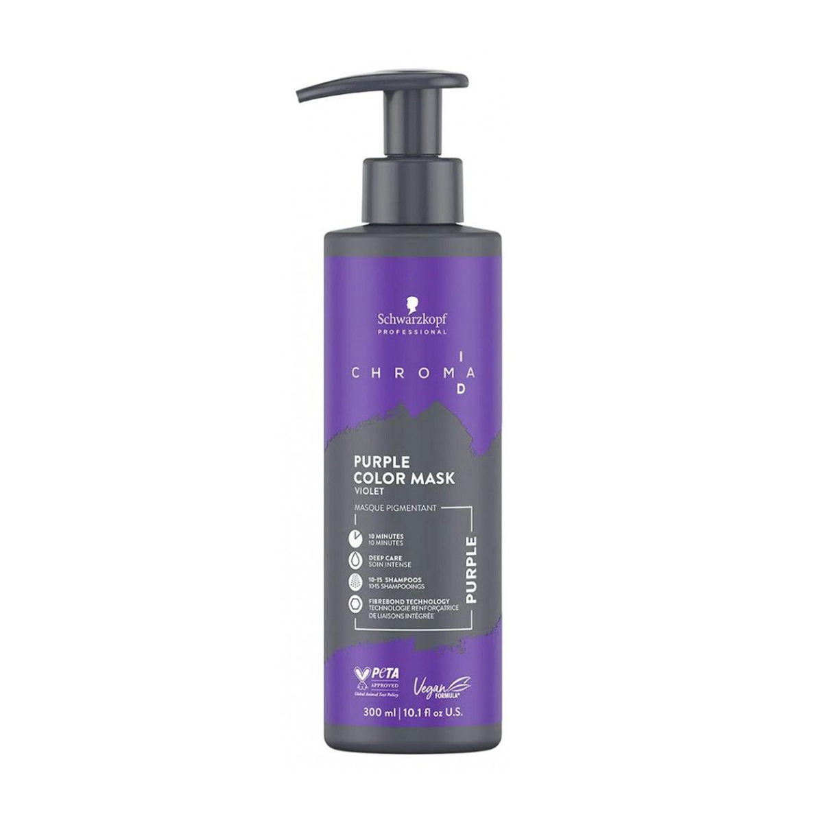 Тонувальна бондінг-маска для волосся Schwarzkopf Professional Chroma ID Bonding Color Mask, Purple, 300 мл