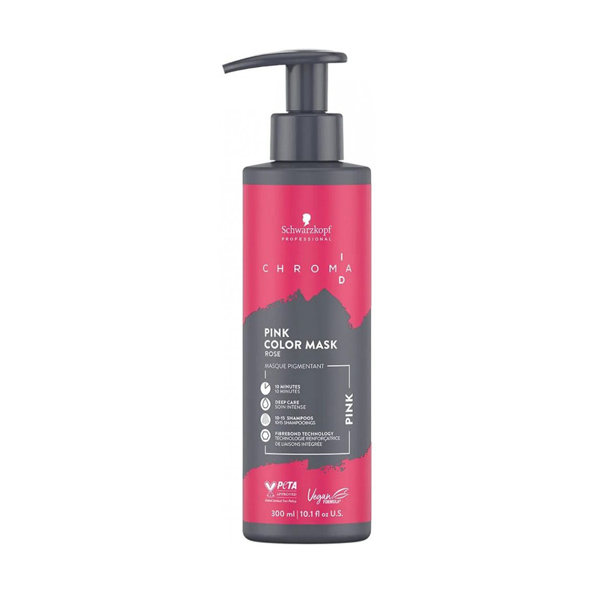 Уцінка! Тонувальна бондінг-маска для волосся Schwarzkopf Professional Chroma ID Bonding Color Mask, Pink, 300 мл